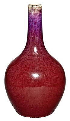 Lot 44 - Chinese Flambe Glazed Vase 19th Century The...