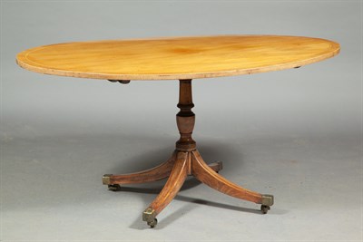 Lot 439 - George III Inlaid Mahogany Breakfast Table...