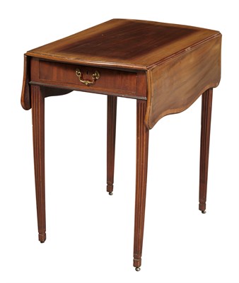 Lot 210 - George III Mahogany Pembroke Table Height 28...