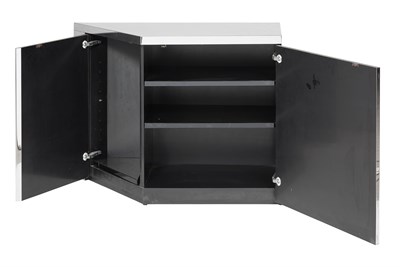Lot 373 - Paul Evans Steel Cabinet Custom by Paul Evans,...