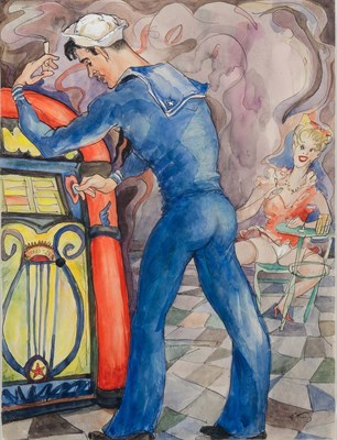 Lot 25 - Emlen Pope Etting French/American, 1905-1993...