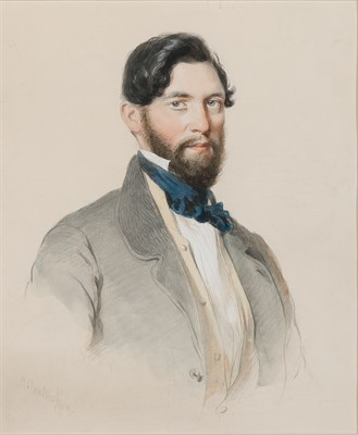 Lot 1 - Continental School 19th Century Portrait of a...