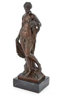 Lot 141 - Bronze Figure of Venus Marina Unmarked, on a...