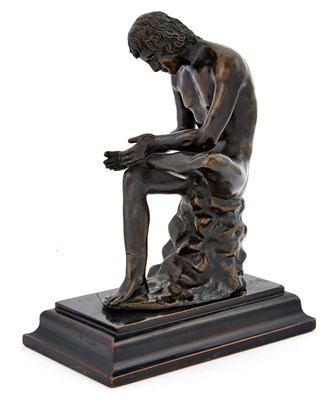 Lot 149 - Patinated Bronze Figure of Spinario After the...