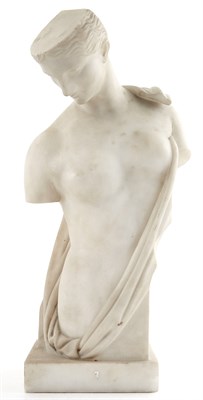 Lot 382 - White Marble Torso of a Woman Unmarked. Height...