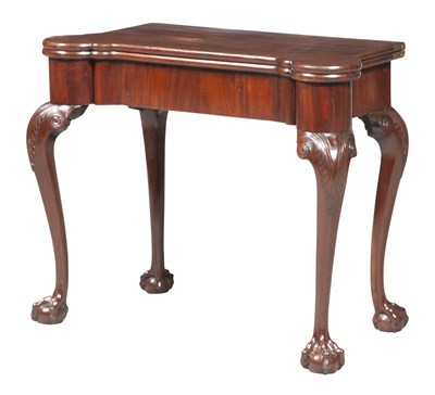 Lot 55 - George II Mahogany Games Table Circa 1740 The...