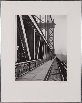 Lot 16 - ABBOTT, BERENICE (1898-1991) Manhattan Bridge,...