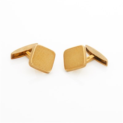 Lot 1276 - Pair of Gold Cufflinks
