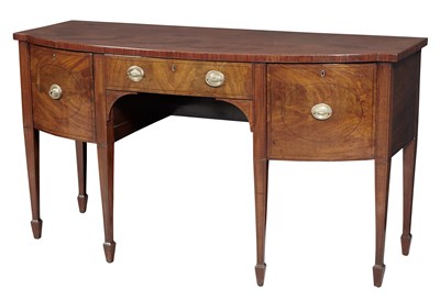 Lot 204 - George III Inlaid Mahogany Sideboard Height 36...