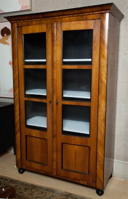 Lot 366 - Biedermeier Fruitwood and Part-Ebonized...