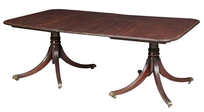 Lot 226 - George III Style Plum Pudding Mahogany...