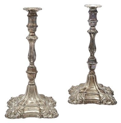 Lot 176 - Pair of Georgian Style Silver Plated...