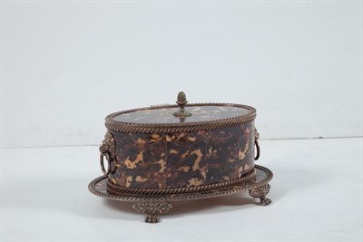 Lot 453 - Regency Style Silver Plated and Faux...