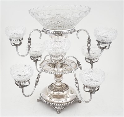 Lot 297 - Regency Style Silver Plated Centerpiece...