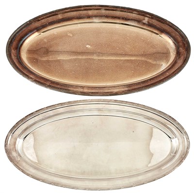 Lot 255 - Pair of George III Style Silver Plated Fish...