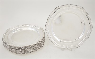 Lot 299 - Set of Twelve Strong & Woodhatch Silver Plated...