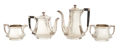 Lot 222 - Sterling Silver Four-Piece Tea and Coffee...