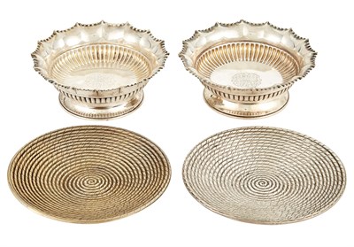 Lot 224 - Two Pairs of Tiffany & Co. Sterling Silver...