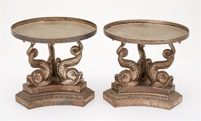 Lot 250 - Pair of Silver Plated Dessert Stands Possibly...