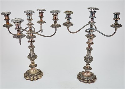 Lot 242 - Two Gorham Silver Plated Candelabra Heights 18...