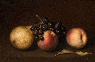 Lot 60 - John Durrie Jr. American, 1818-1898 Peaches,...