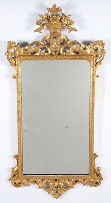 Lot 441 - Pair of George II Style Giltwood Mirrors...