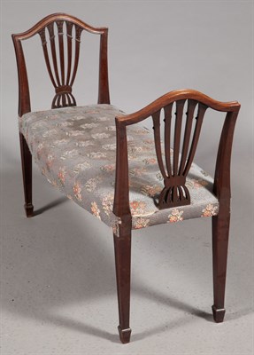 Lot 437 - George III Mahogany Window Seat Circa 1780 The...