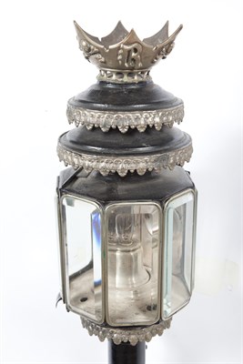 Lot 121 - Set of Four Painted and Patinated-Metal...