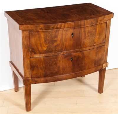 Lot 351 - Biedermeier Mahogany Small Commode Height 31...