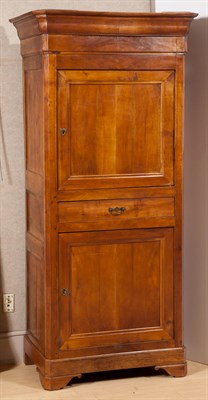 Lot 367 - Biedermeier Fruitwood Two-Door Cabinet Height...
