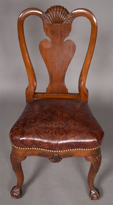 Lot 158 - Set of Four George II Style Walnut Dining...