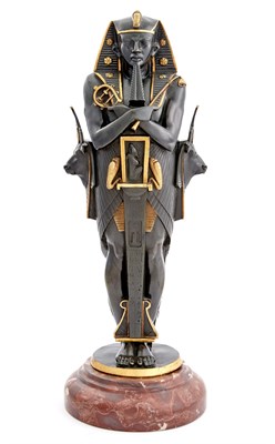 Lot 291 - Gilt and Patinated Bronze Figure of an Ancient...