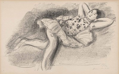 Lot 100 - Henri Matisse (1869-1954) DANSEUSE ÉTENDUE AU...