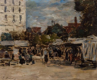 Lot 230 - Eugene Louis Boudin French, 1824-1898 Le...