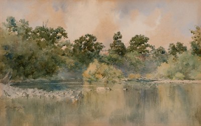 Lot 76 - Paul Sawyier American, 1865-1917 A Quiet...