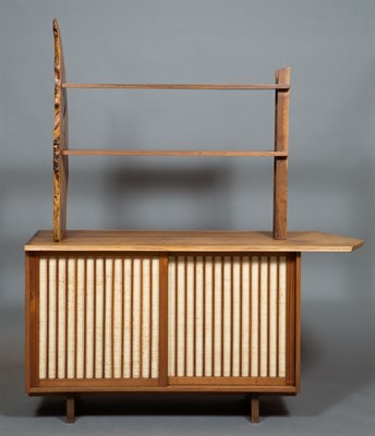 Lot 338 - George Nakashima Black Walnut and Pandanus...