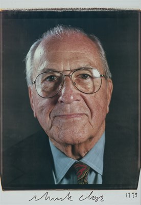 Lot 15 - CLOSE, CHUCK (b. 1940) Portrait of Mr....