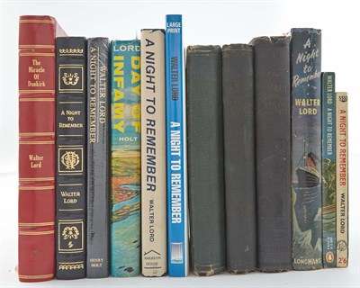 Lot 141 - LORD, WALTER Several boxes of retained copies...