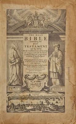 Lot 94 - [BIBLE] The Holy Bible. Containing the Old...