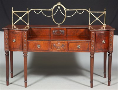 Lot 541 - Regency Style Ebony-Inlaid Mahogany and...