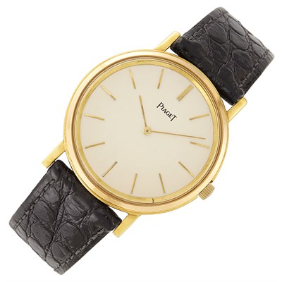 Lot 458 - Gentleman's Gold Wristwatch, Piaget