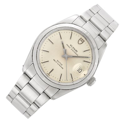 Lot 541 - Gentleman's Stainless Steel 'Tudor Prince OysterDate' Wristwatch, Ref. 9052