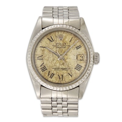 Lot 1763 - Stainless Steel 'Oyster Perpetual DateJust' Wristwatch