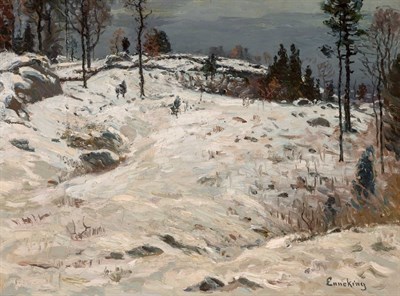 Lot 18 - John Joseph Enneking American, 1841-1916...