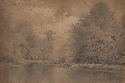 Lot 40 - John Henry Hill American, 1839-1922 River...