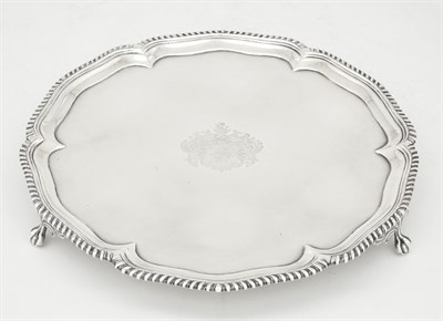 Lot 288 - George III Sterling Silver Salver Paul Storr,...