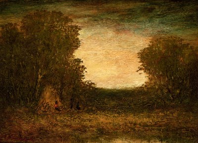 Lot 46 - Attributed to Ralph Albert Blakelock Indian...