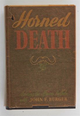 Lot 74 - BURGER, JOHN F. Horned Death. Huntington, West...