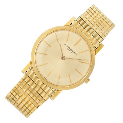 Lot 105 - Vacheron & Constantin, Gentleman's Gold Wristwatch, Ref. 6351