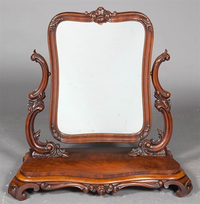 Lot 182 - Victorian Mahogany Dressing Mirror Height 34...
